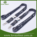 Custom leather lanyard with metal hook